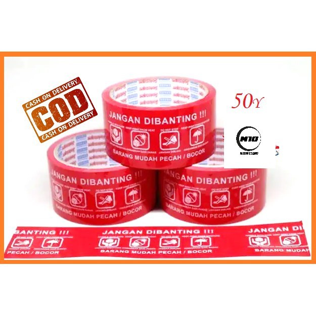 

Lakban Fragile Jumbo Jangan di banting 100 Yard / 50 Yard