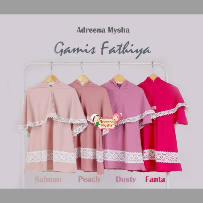 Gamis Fathiya Size 3-6 Tahun / Gamis Anak