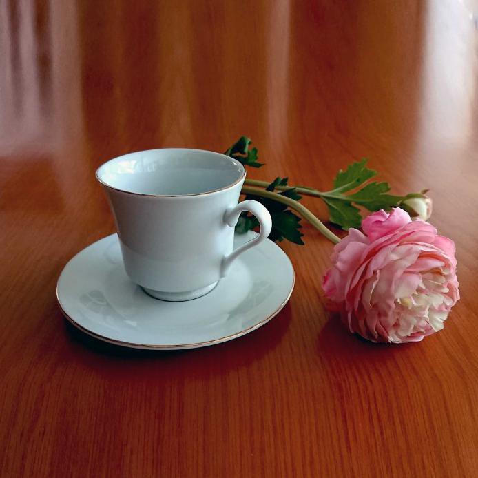 CANGKIR KOPI/TEH KERAMIK ( 6 SET CANGKIR+PIRING)