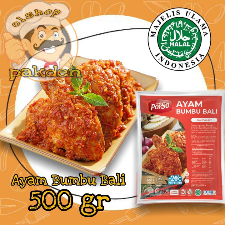 

AYAM BUMBU BALI BY POPSO / LAUK PAUK / OLSHOP_PAKDEN