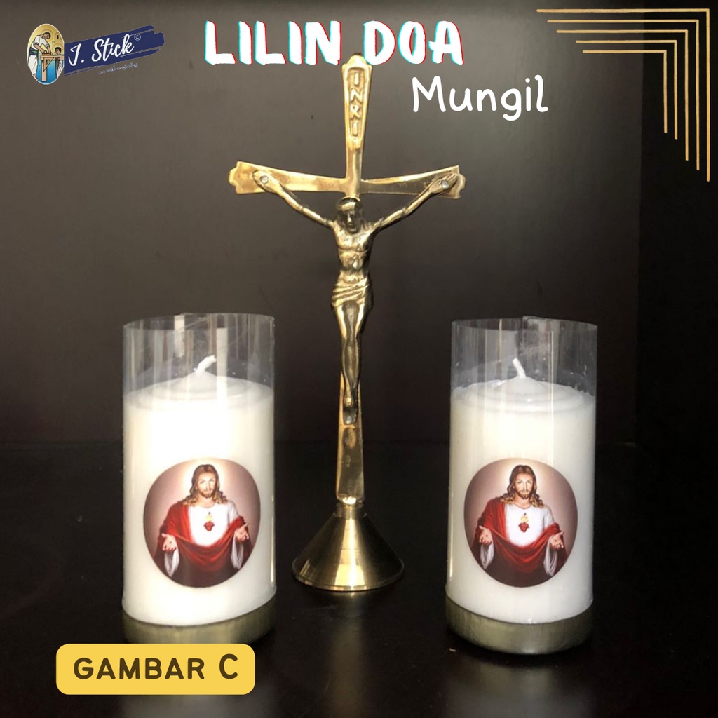 LILIN DOA, ukuran mungil  (sepasang)