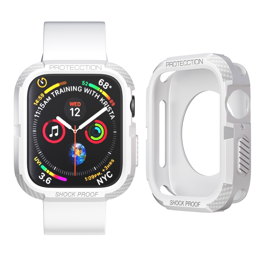 sarung jam tangan tahan goncangan TPU lembut (tanpa layar) kompatibel untuk Apple Watch 45mm 41mm 44mm 40mm 42mm 38mm seri 8/7/SE/6/5/4/3/2/1