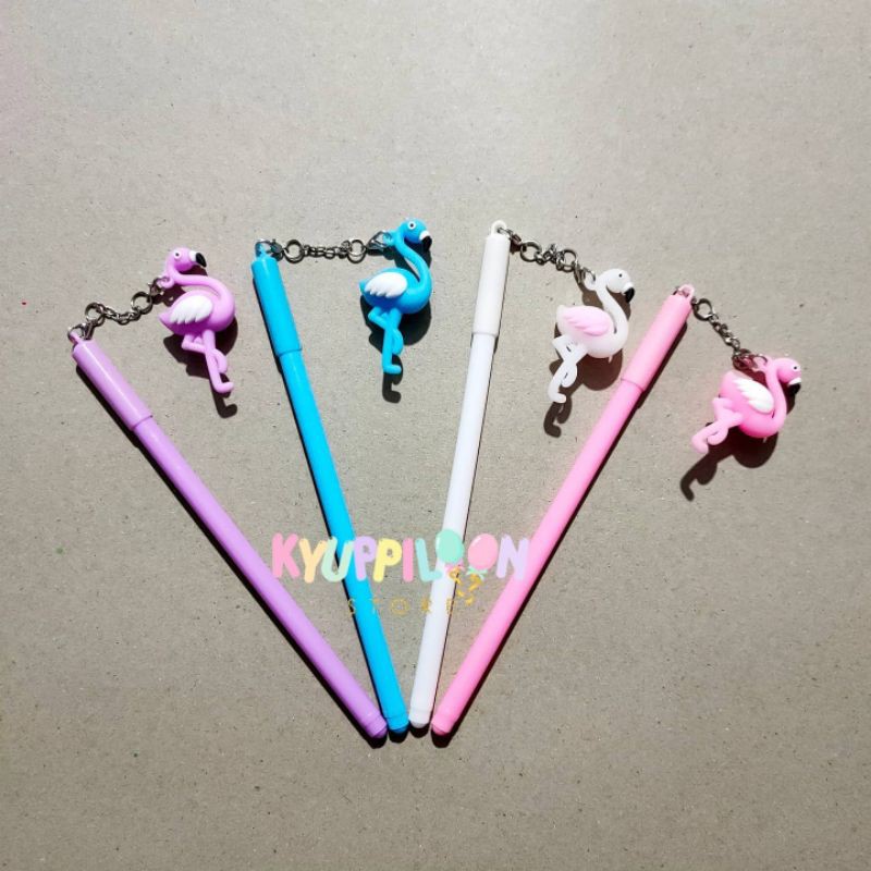 

Gelpen Rantai Flamingo / Alat Tulis Lucu / Gelpen Karakter Lucu