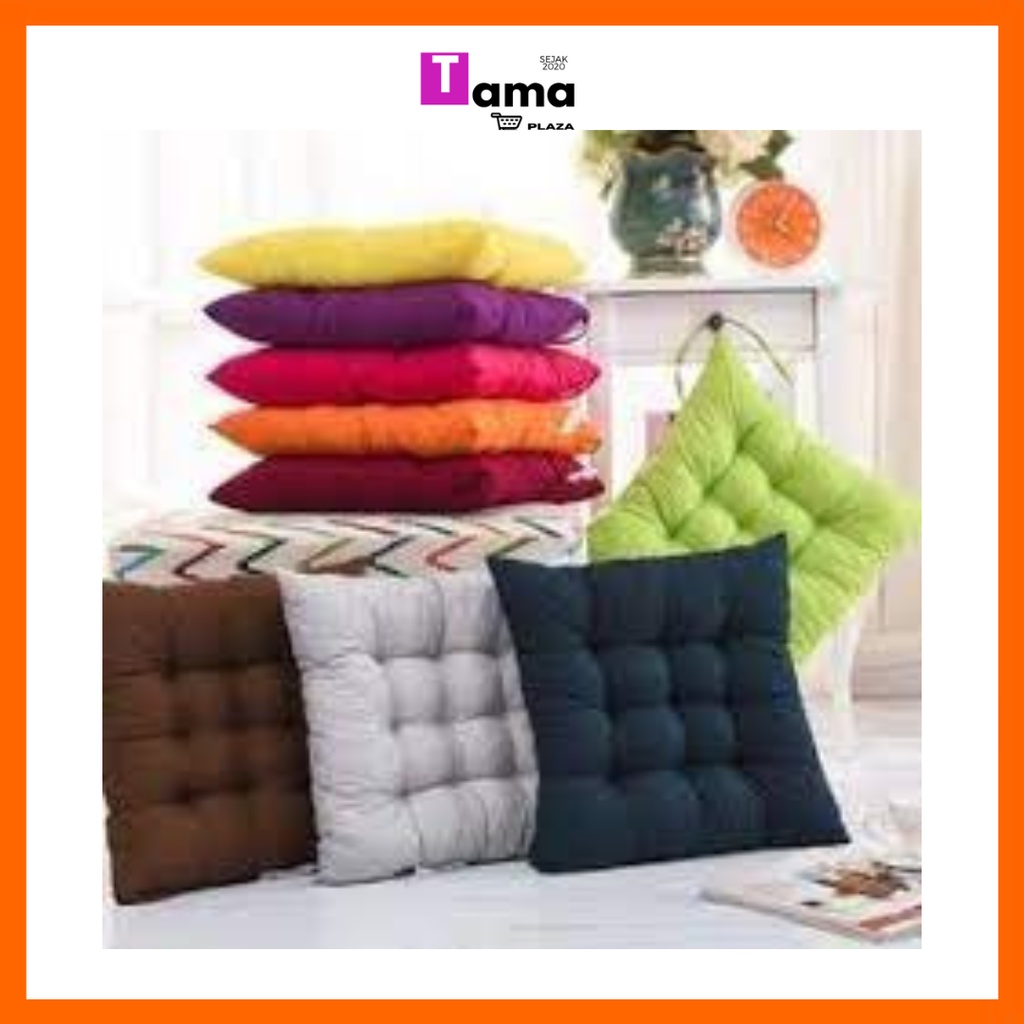 Bantal Alas Duduk Polkadot 40x40 Bantal Sofa Bermotif/polos terlaris