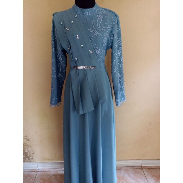 dress muslim/dress kondangan/dress hajatan/dress wisuda/dress elagnt/dress simple