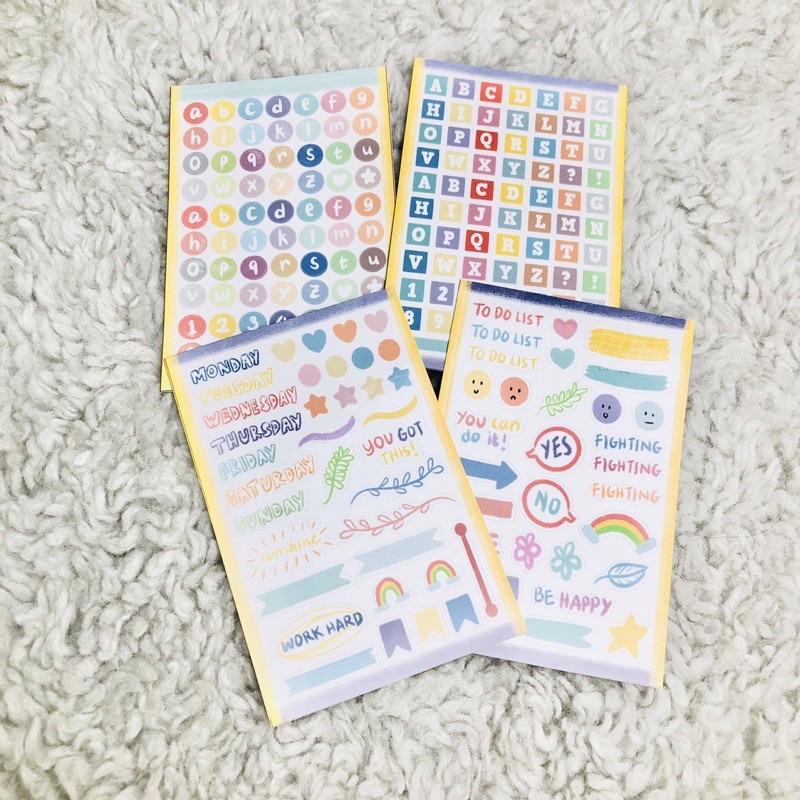 Deco Alphabet Journal Stickers by kulkit