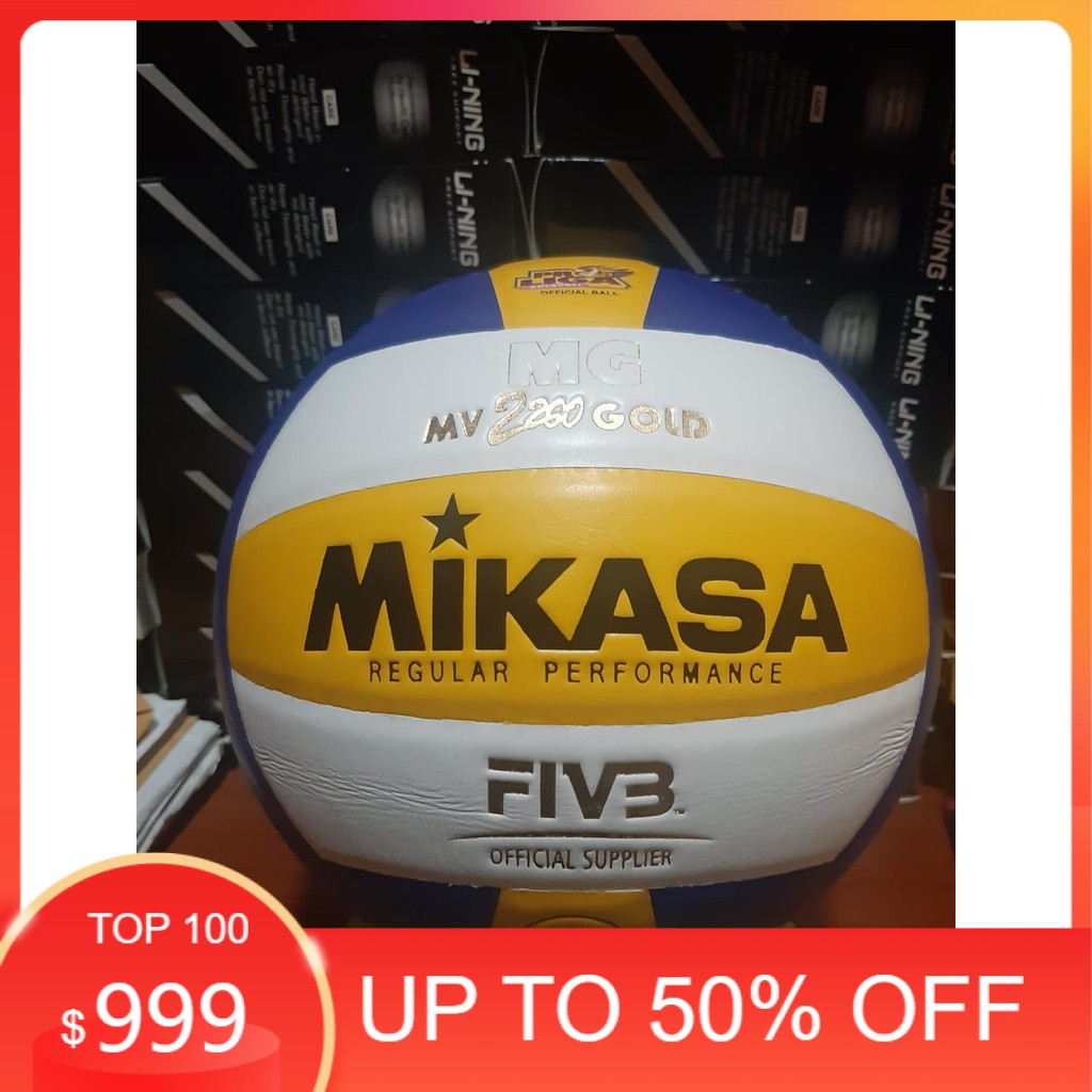 BOLA VOLI MIKASA MG MV 2200 GOLD ORIGINAL / BOLA VOLI MIKASA ORI