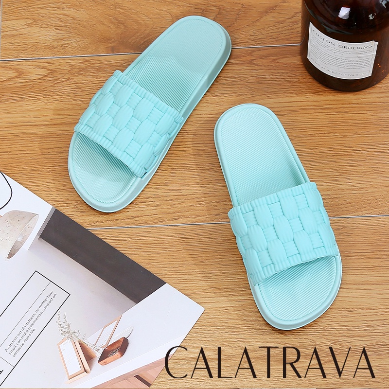 SANDAL JELLY WANITA CALATRAVA SENDAL WANITA SANDAL SLOP ANTI SLIP WANITA l V202-A41