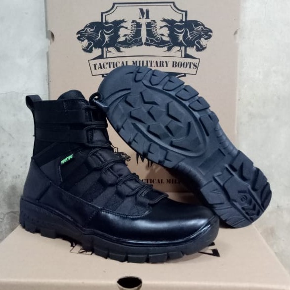 SEPATU PDL NINJA KULIT ASLI SEPATU PDL MERK MARCHAZ SEPATU PDL TNI POLRI SECURITY SATPAM SALPOL PP