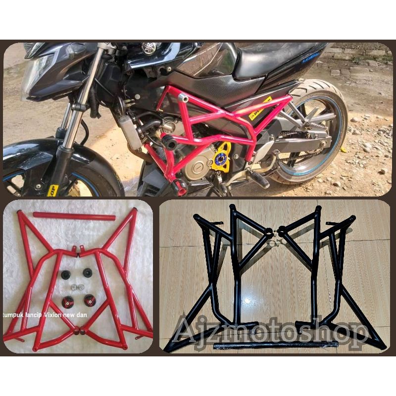 Tubular vixion New dan Old full triple slider