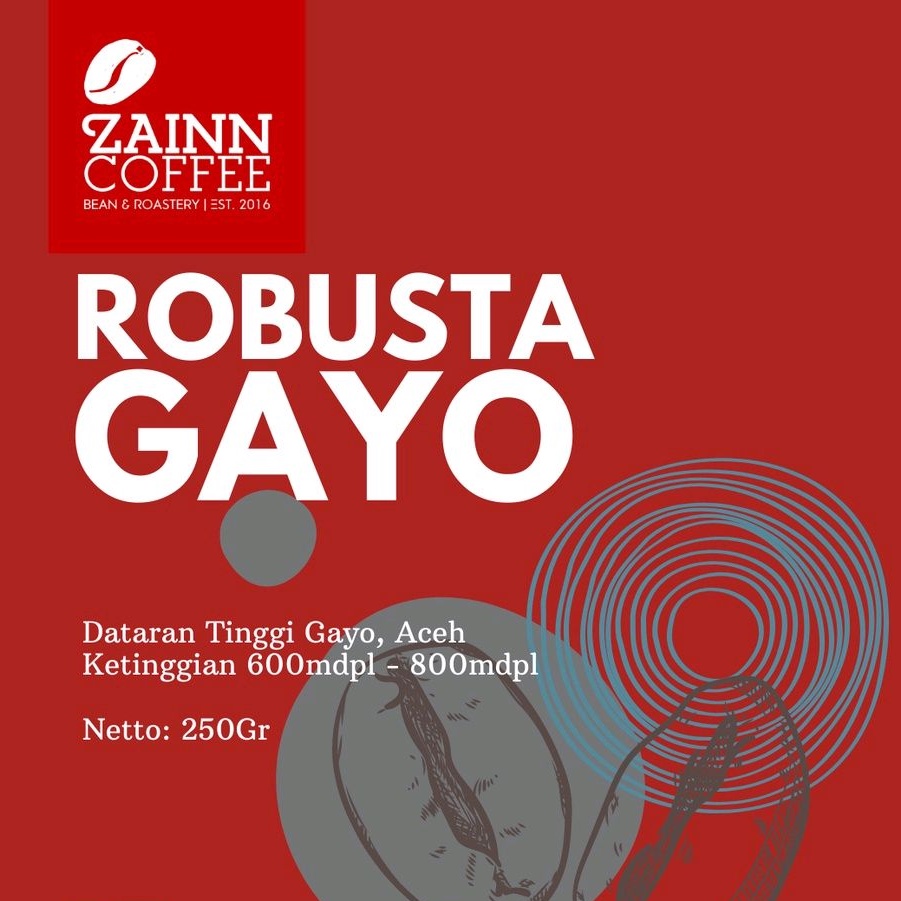 

Robusta Gayo 200 gr roast by Zainn Coffee