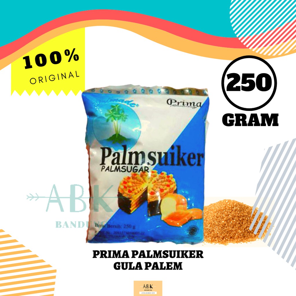 

PALM SUIKER PRIMA 250G PALM SUGAR | PALMSUIKER 250 GRAM GULA PALEM