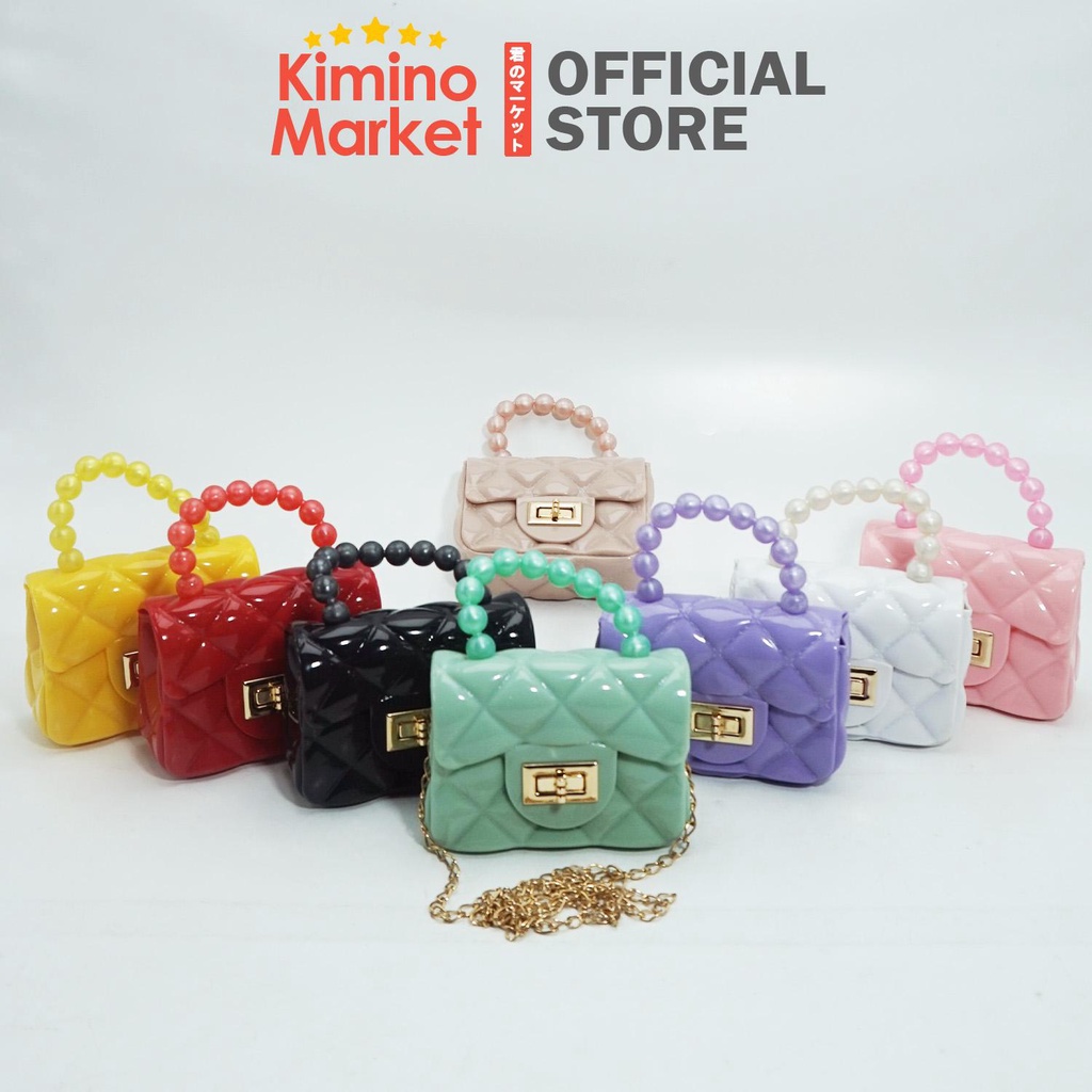 Tas Selempang Mini Handbag Jelly Bag Mutiara Korean Bag Fashion Dompet