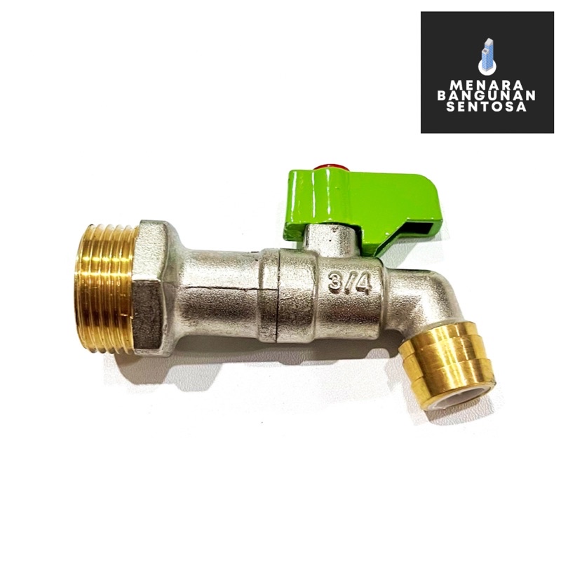 Kran Tembok Kuningan IGM 3/4” Inch - Keran Air Taman IK-055