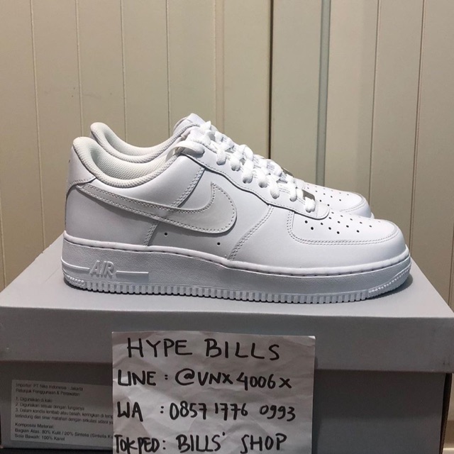 womens nike air force one low white