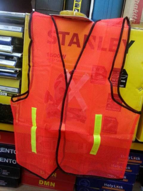 Rompi Jaring / Rompi Proyek Kerja / Safety Vest Scoth X - XENON Orange / Kuning