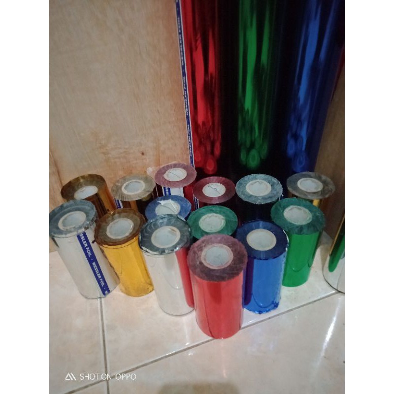 Prada foil pewarna kaligrafi timbul