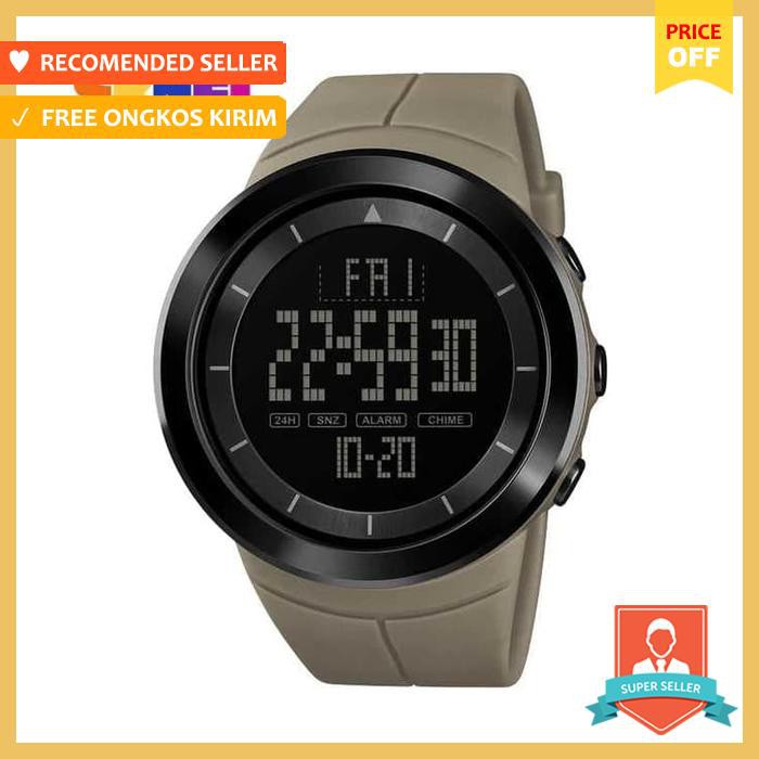 Jam Tangan Pria / Skmei 1402 Men Led Digital / Jam Tangan Dg Skmei Ori Hijau