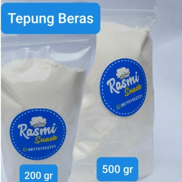 

Tepung beras Premium 200gr 500gr