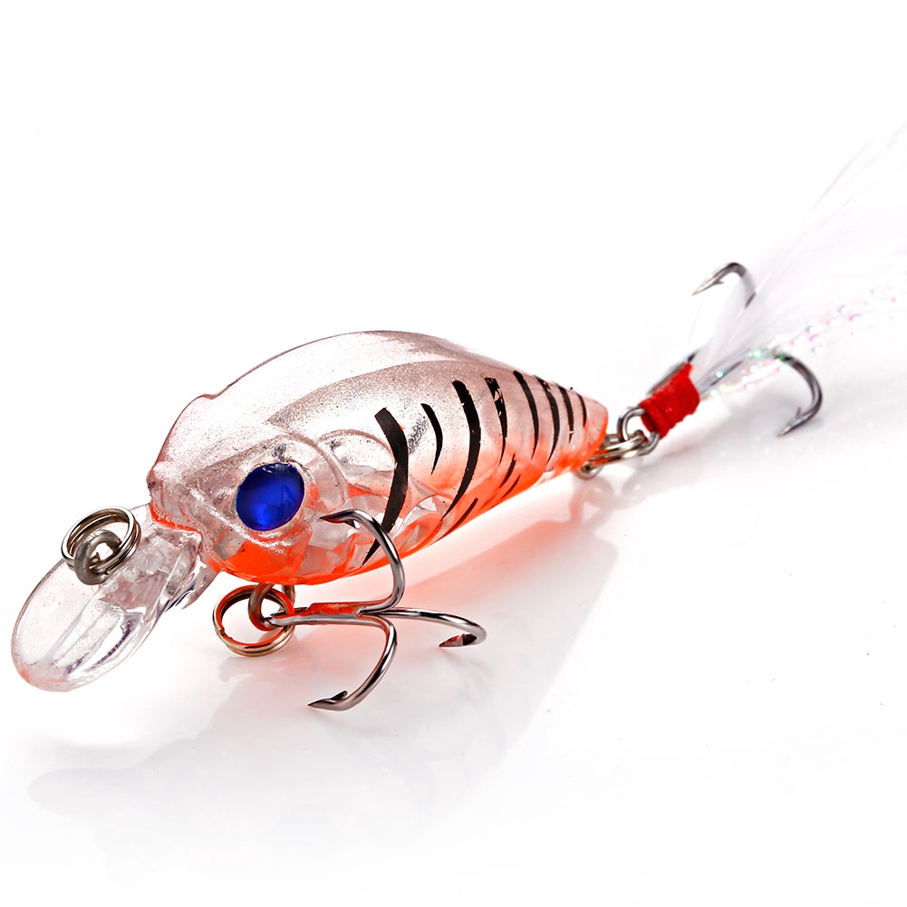 Sougayilang Fishing Lure Minnow Hard Lure Umpan Pancing Simulasi 3D Lifelike Umpan Pancing Memancing Realistis Fishing Bait With Kail Pancing Daiichi-4#