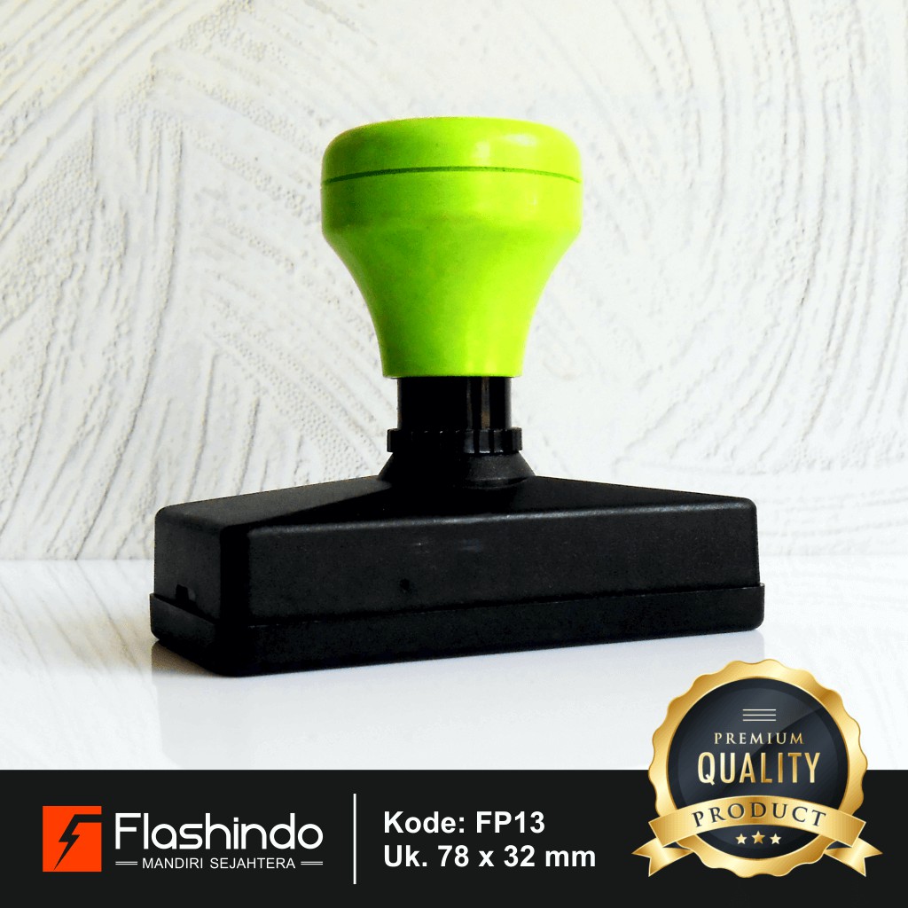 

Flashindo Stempel Warna Persegi Panjang | Ukuran 78 x 32 mm | Pusat Stempel/Cap Online 30 Siap Pakai