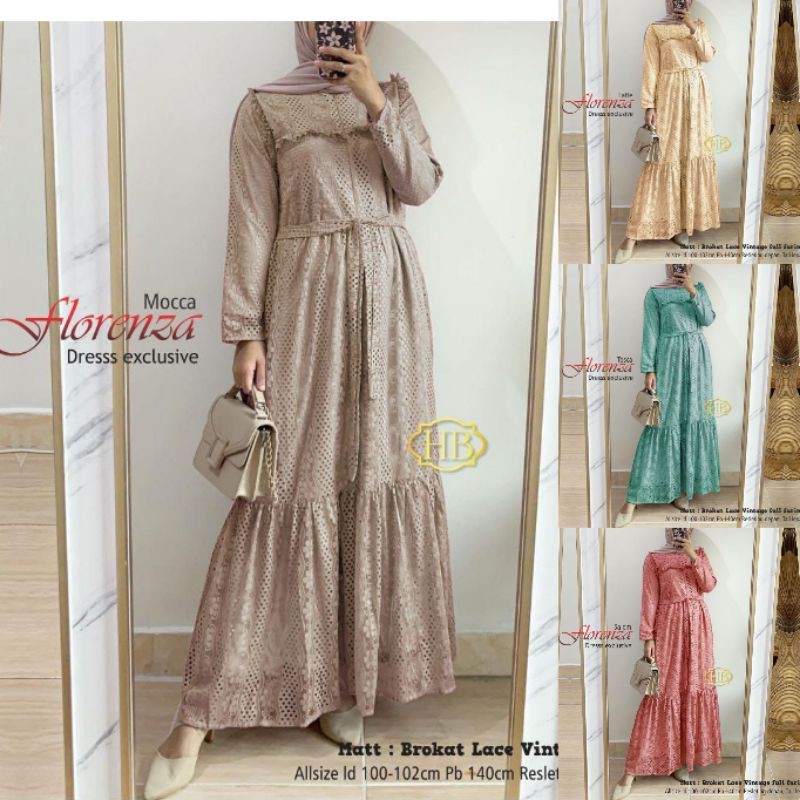 TERBARU CLASSIC DRESS BEST SELLER GAMIS RAYA TERMURAH