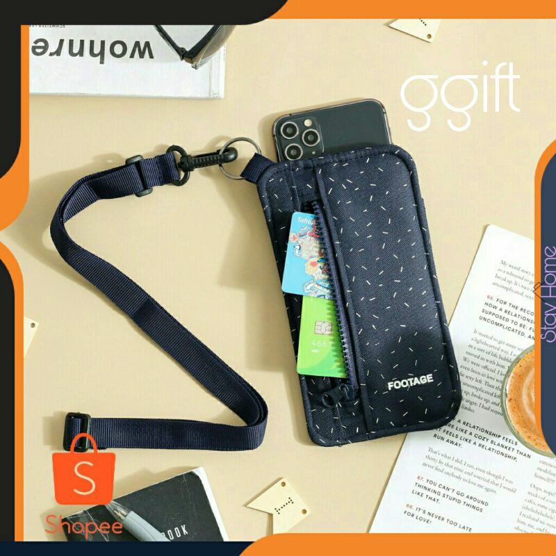 Dompet HP ID Card Holder Hanging Phone Wallet Kalung Gantung Leher