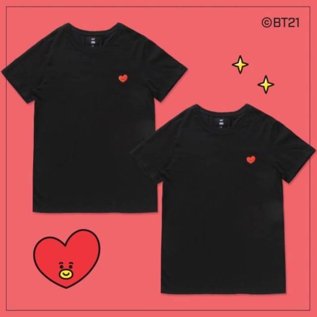 (READY) OFFICIAL BT21 X HUNT INNERWEAR T SHIRT - TATA (SIZE L)