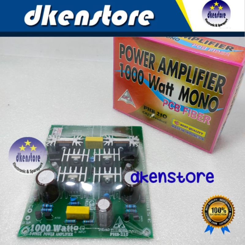 Kit Power PHB210 1000 watt Mono Pcb Fiber CKJ 1000w