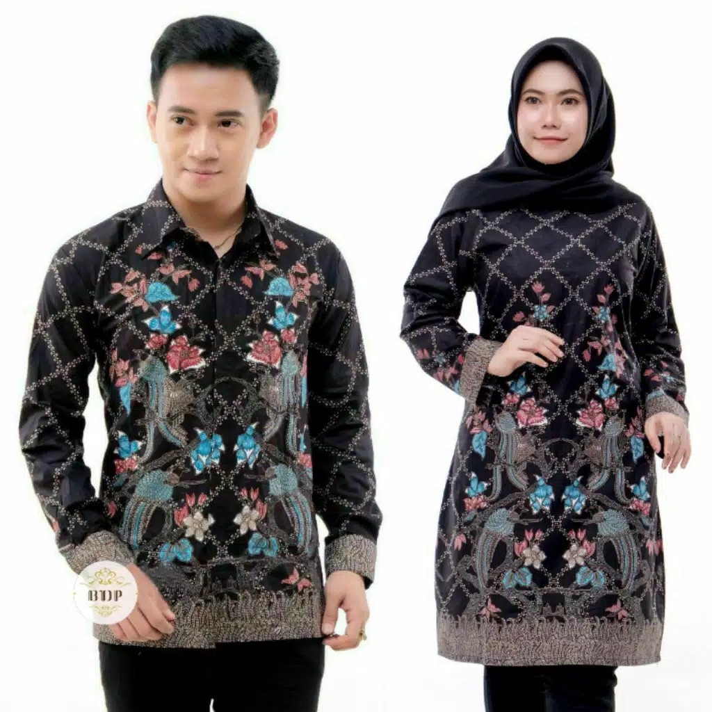 Batik Couple_maora Sania Ruffle Batik Couple Ori Ndoro Jowi Dnt Garansi