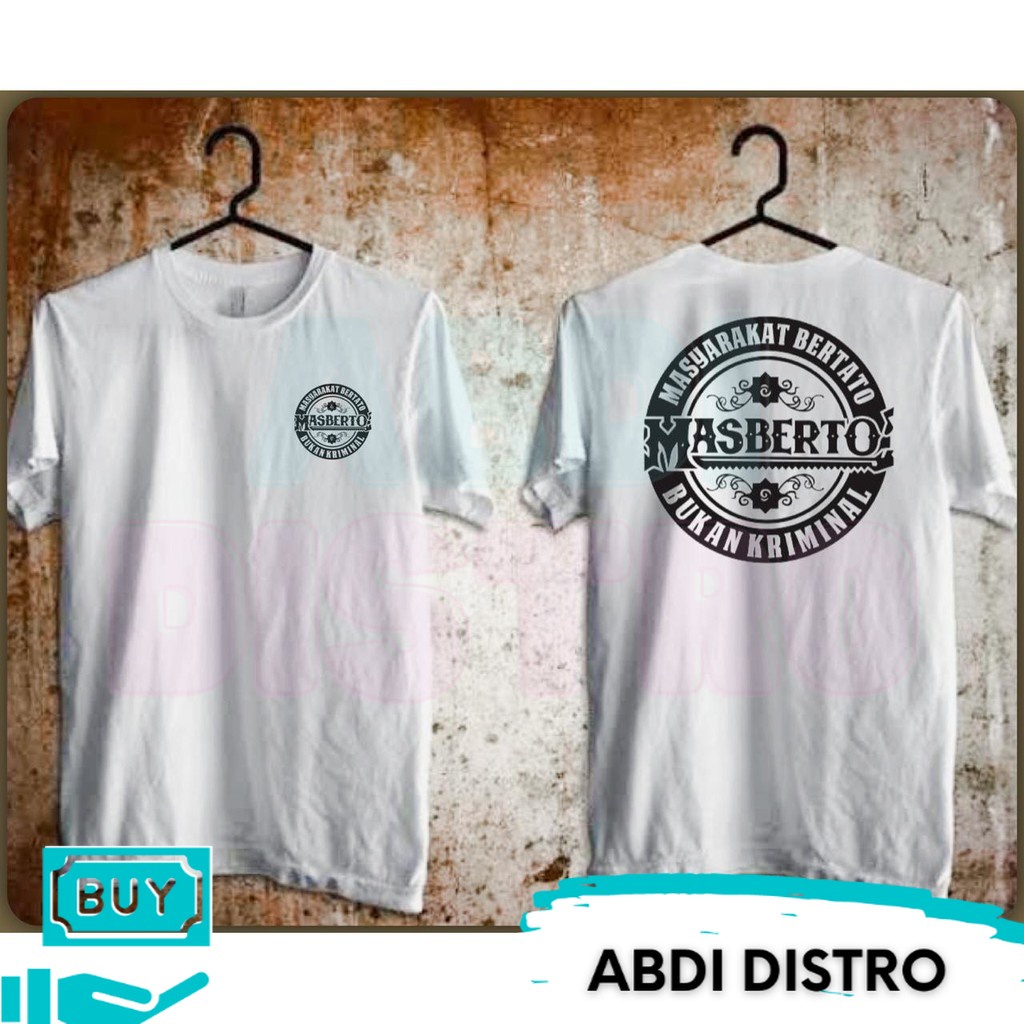 KAOS SUB CULTURAL MAS BERTO / KAOS DISTRO PRIA