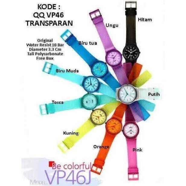 Jam tangan  QnQ QQ Q&amp;Q VP46 VP46J VP 46 original murah