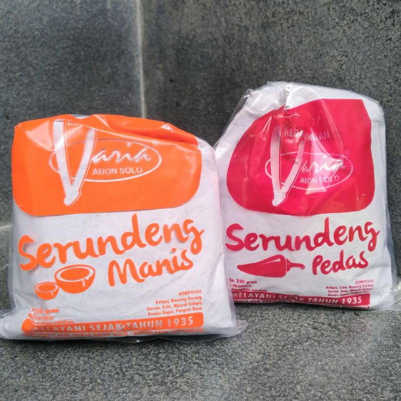 

Ay00! Serundeng Varia ( Manis dan Pedas ) 250 Gram Srundeng Solo Halal Tanpa Pengawet