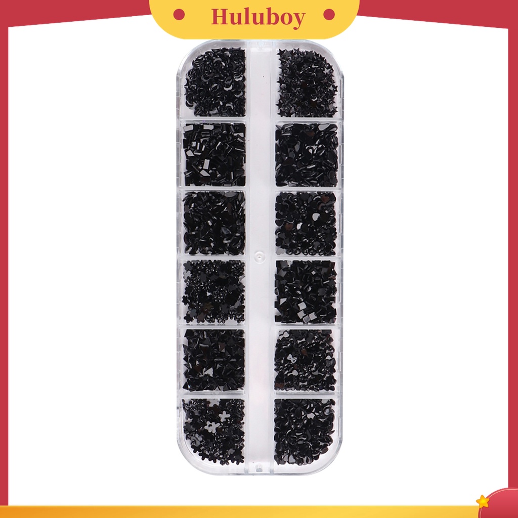 Huluboy Huluboy♡ Payet Berlian Imitasi Aneka Bentuk Untuk Dekorasi Nail Art