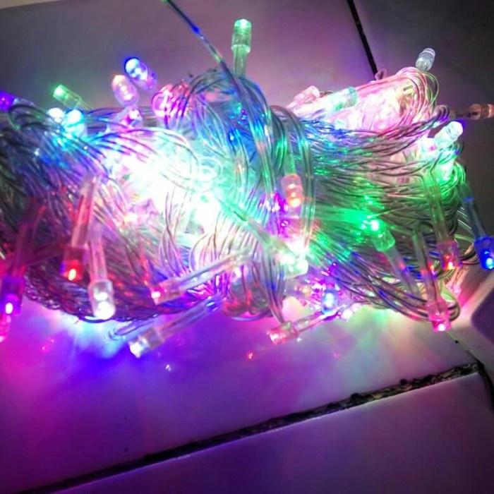 Lampu Hias Natal / 17 Agustusan Kabel Bening Cloris
