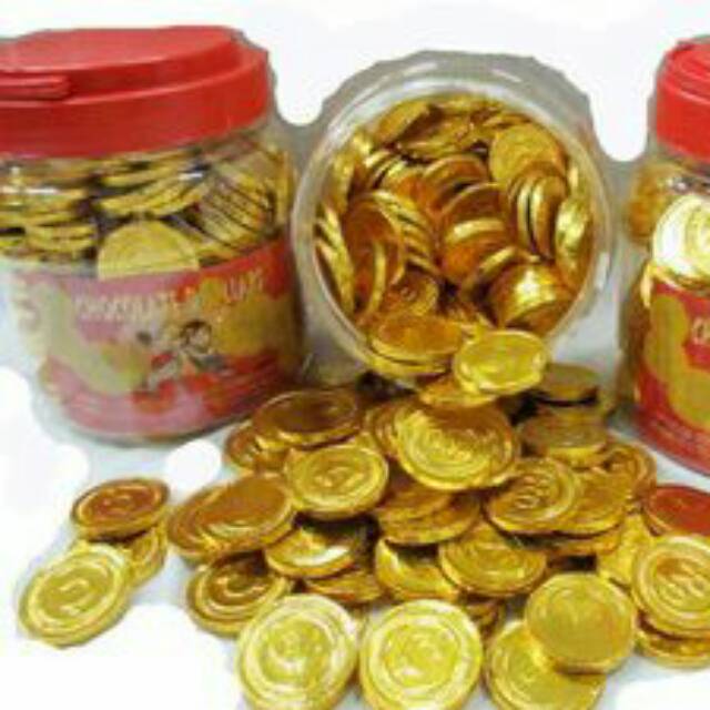 

Coklat koin/dolar