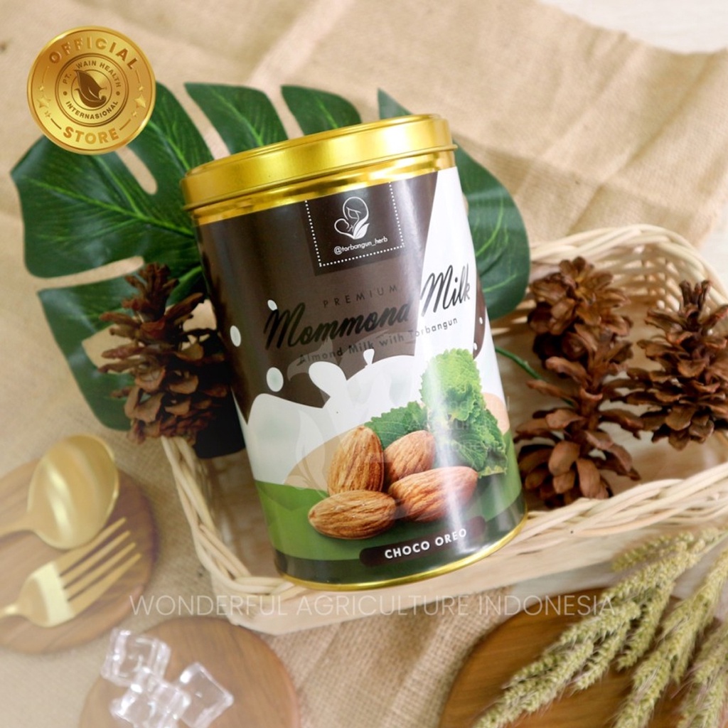 [LIMITED EDITION] Mommond Premium : Pelancar ASI Booster Almond Plus++ Ekstrak Torbangun ASI Booster Almond Torbangun-Choco Oreo