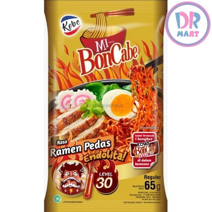 

Mie Bon Cabe Ramen Pedas lv 30 65gr