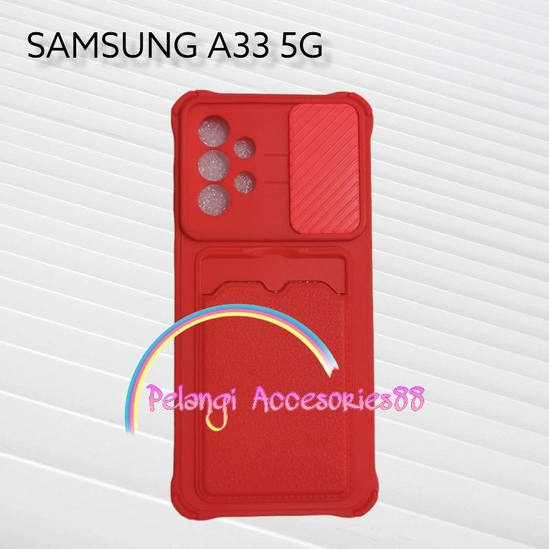 CASE SAMSUNG A33 5G SOFTCASE SLEDING WARNA WARNI