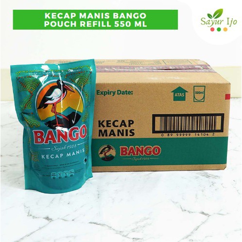 

Kecap Manis Bango 520 - 550 ML Original Pouch Refill Soy Sauce Isi Ulang Saus Hitam Manis Kedelai Premium