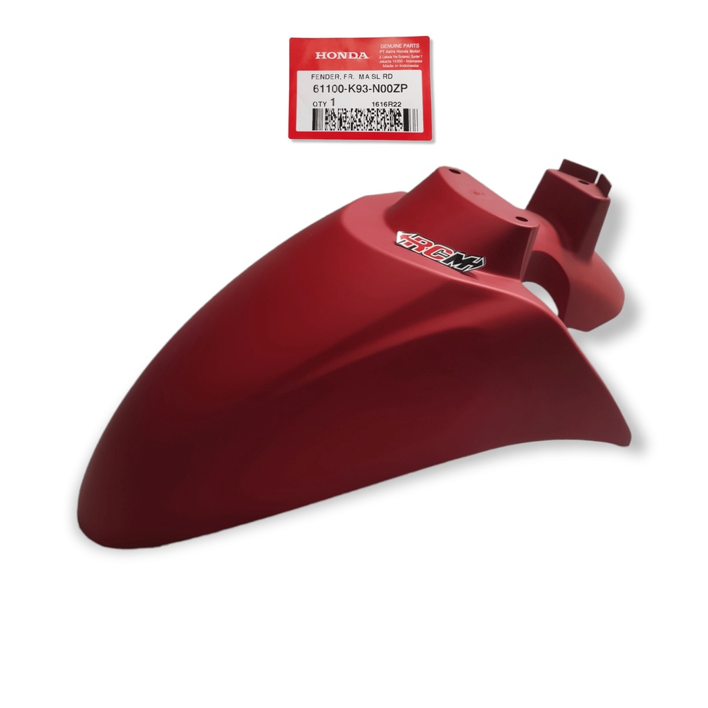 61100-K93-N00ZP SPAKBOR SEPAKBOR SLEBOR SELEBOR DPN DEPAN SCOOPY FI F1 ESP LED K93 MERAH RED DOF DOP DOFE DOPE DOP ORI ORIGINAL HONDA AHM HGP ASLI