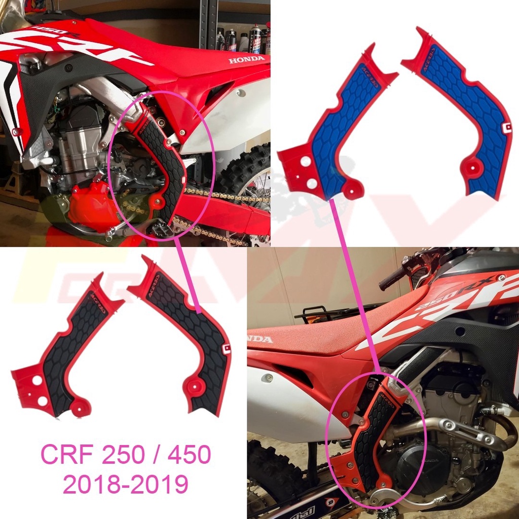 FRAME GUARD ACERBIS CRF 250 R PELINDUNG RANGKA CRF 250 450 R 2018 2019