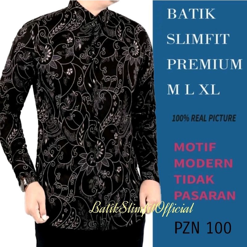 BAJU BATIK PRIA // BATIK COWOK // BATIK SLIMFIT / BATIK MODERN // BATIK PREMIUM CBS 623