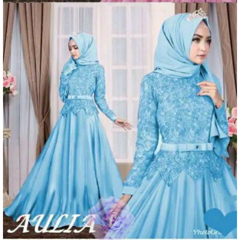 gamis maxy brukat || Aulia Brukat