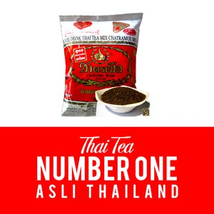 

Packing original red Thai Tea Number One Chatramue Brand ASLI Import Thailand Murah Terbaik Minuman thaitea