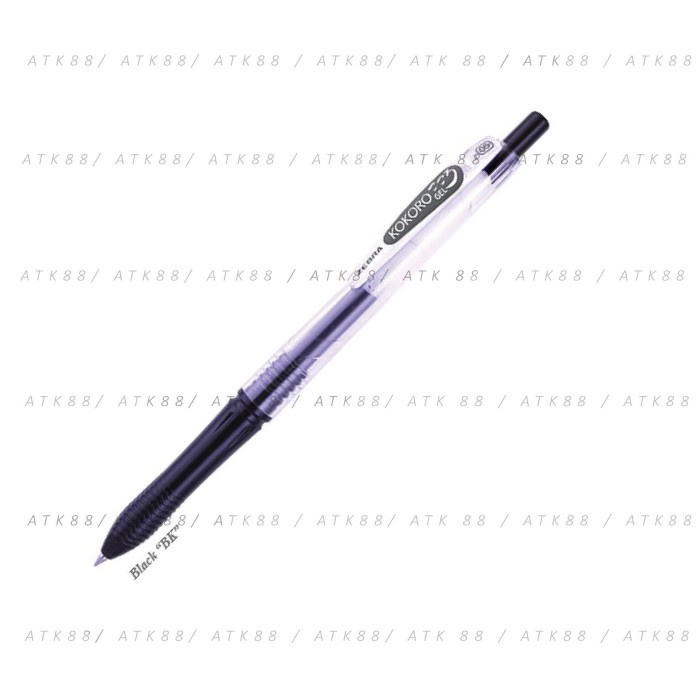 

MURAH Pulpen Zebra Kokoro Gel Pen - Hitam