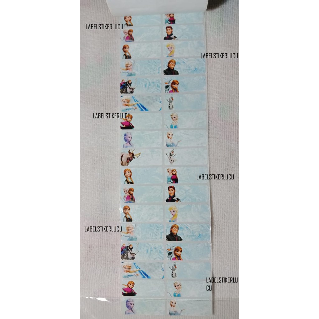 

Sticker Label Motif Frozen (isi 42pcs) variasi gambar