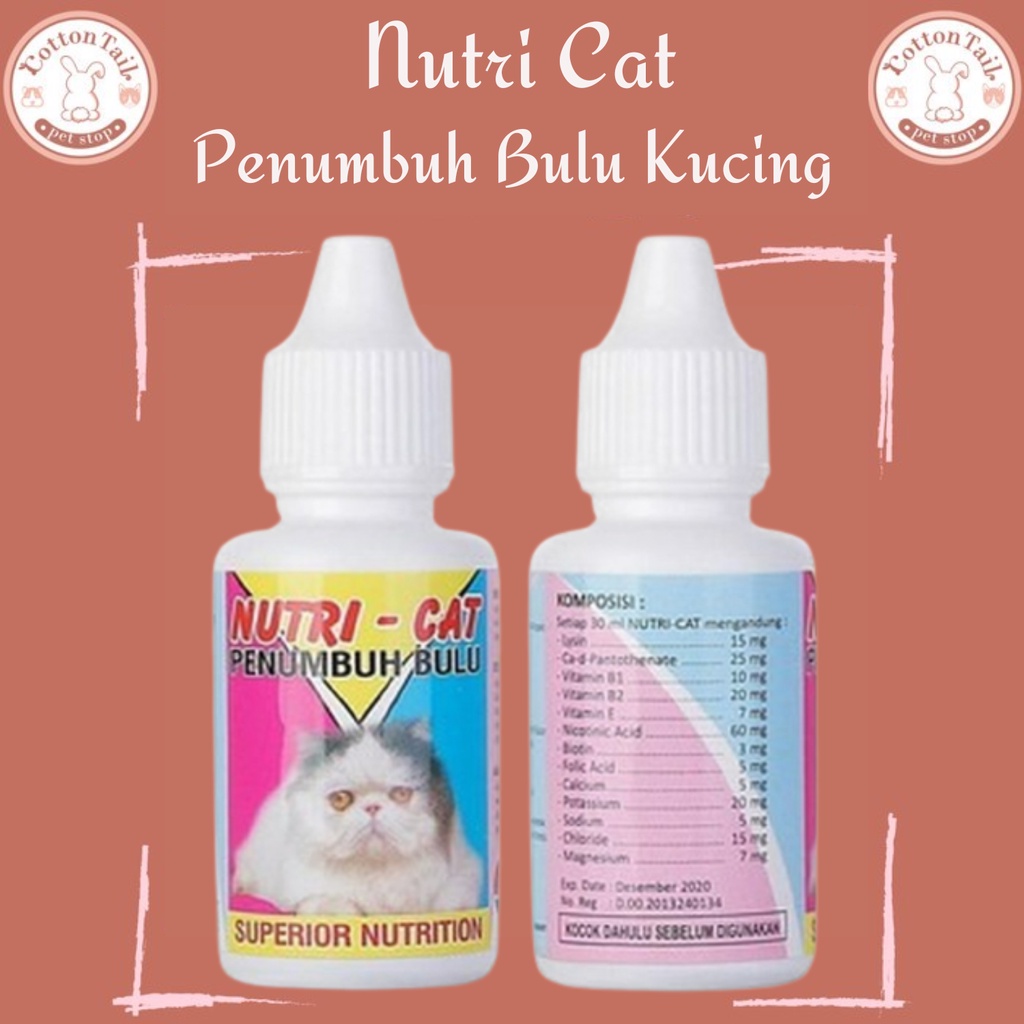 Nutri Cat 30ml Penumbuh Bulu Kucing