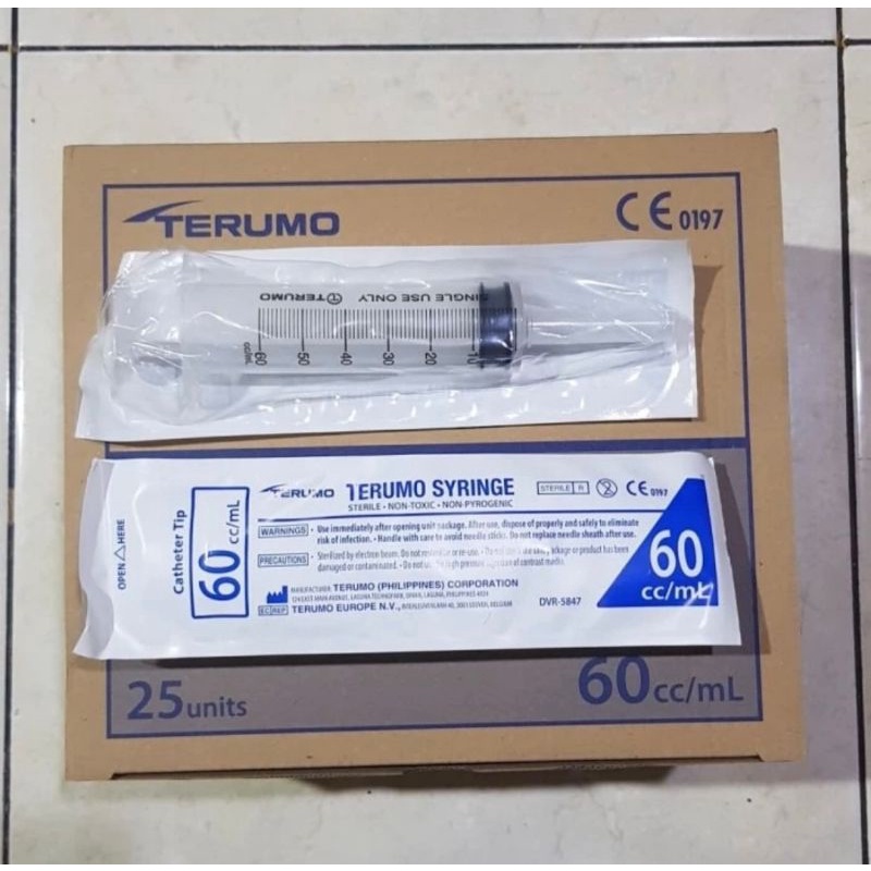 TERUMO 60 cc TERUMO 60 ml SYRINGE SPUIT