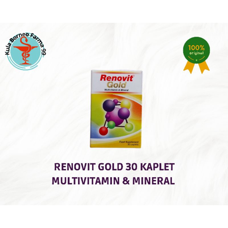 Renovit Gold 30 Kaplet - Multivitamin &amp; Mineral